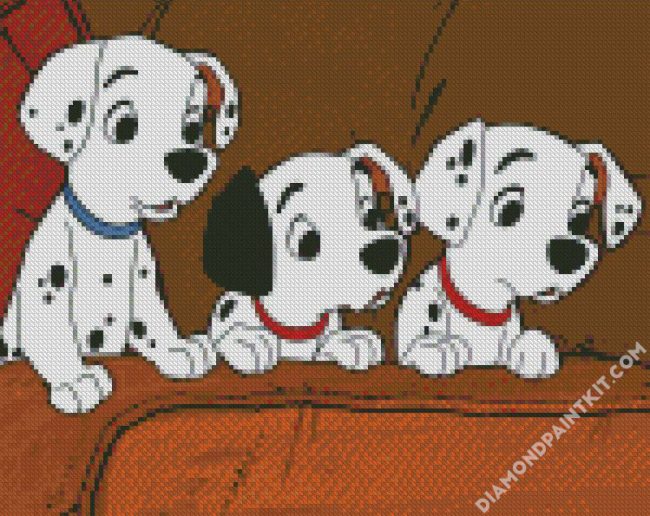 101 Dalmatians diamond painting