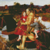 A Dream Of The Past Sir Isumbras At The Ford By John Everett Millais diamond painting