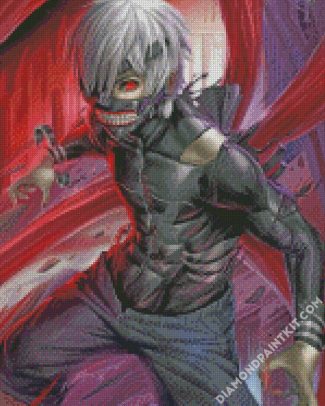 Ken Kaneki diamond painting