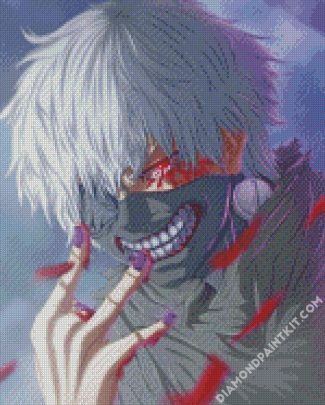 Cool Kaneki diamond painting