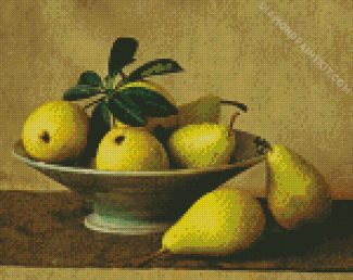 Pears In A Bowl diamond painting