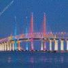 Penang Bridge Malaysia diamond painting