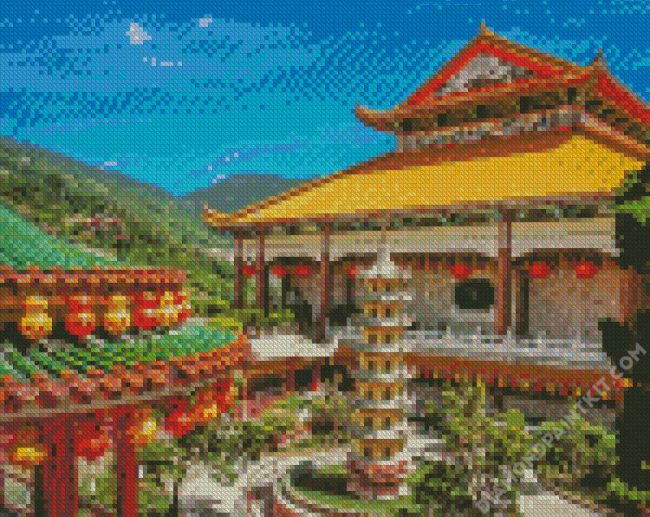 Penang Kek Lok Si Temple diamond painting