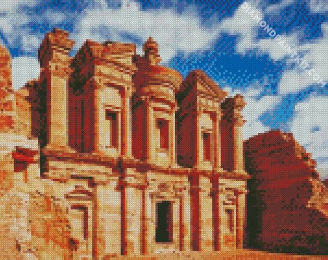 Petra Monument diamond painting