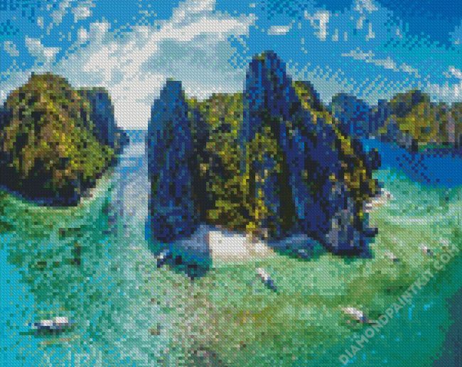 Philippines Palawan Tropical Island diamond painting