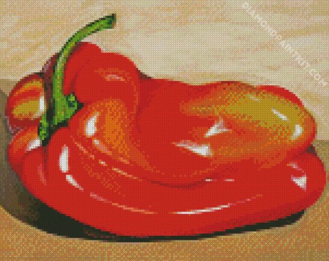 Red Hot Chili Pepper diamond painting