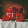 Red Peppers diamond painting