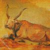 Roman Ox Art diamond painting