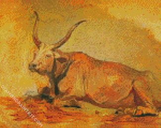 Roman Ox Art diamond painting