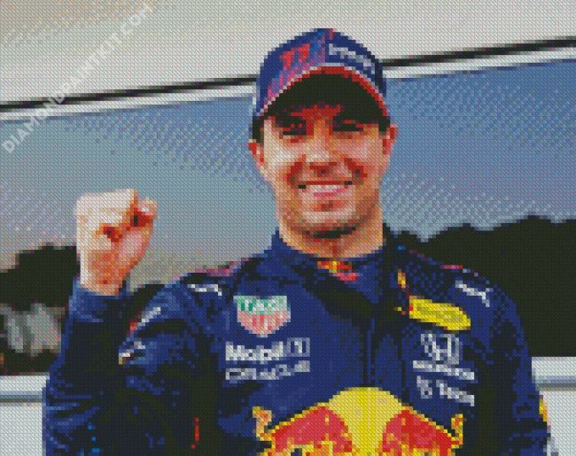 Sergio Perez diamond painting