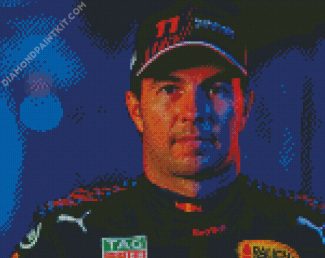 Sergio Perez Driver diamond painting