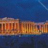 Parthenon Athens Greece diamond painting