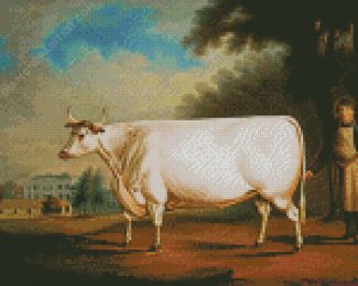 The White Ox diamond painting