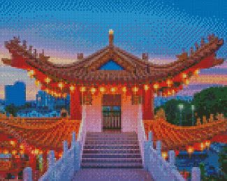 Thean Hou Temple Malaysia diamond painting