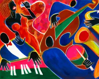 Abstract Jazz Art diamond painting