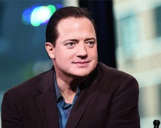 Actor Brendan Fraser Celebrity diamond painting