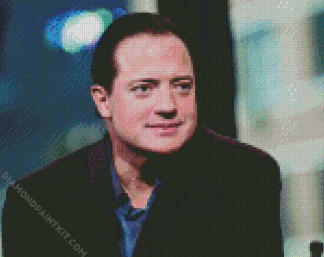 Actor Brendan Fraser Celebrity diamond painting