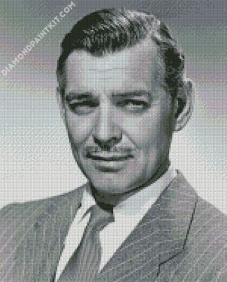 Actor Clark Gable diamond painting