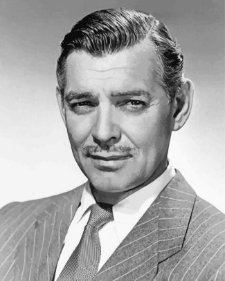 Actor Clark Gable diamond painting