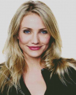 Actress Cameron Diaz diamond painting