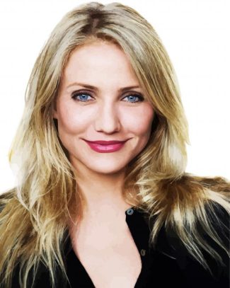 Actress Cameron Diaz diamond painting