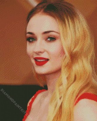 Actress Sophie Turner diamond painting