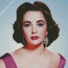 Actress Elizabeth Taylor diamond painting