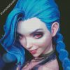 Aesthetic Jinx diamond painting