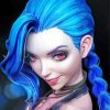 Aesthetic Jinx diamond painting