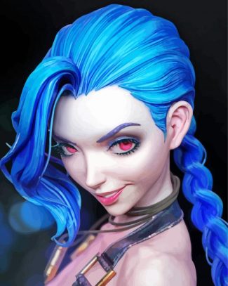 Aesthetic Jinx diamond painting