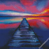 Aesthetic Sunset Seascape diamond painting