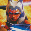 Ahsoka Tano Star Wars Clone Wars diamond painting