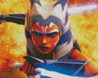 Ahsoka Tano Star Wars Clone Wars diamond painting