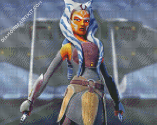 Ahsoka Character diamond painting