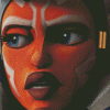 Ahsoka Face diamond painting