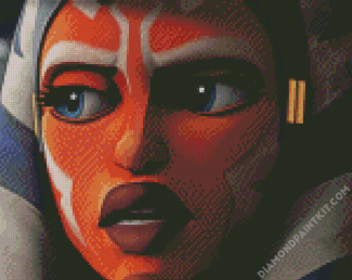 Ahsoka Face diamond painting