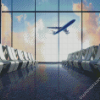 Airport View diamond painting