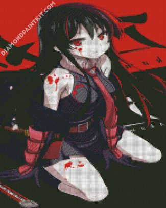 Akame Character diamond painting