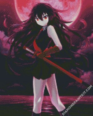 Akame Ga Kill Akame Character diamond painting