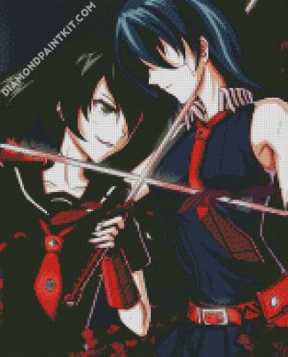 Akame Vs Kurome diamond painting