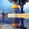 Al Aqsa Mosque Reflection diamond painting