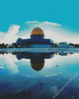 Al Aqsa Reflection diamond painting