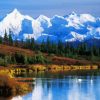 Alaska Denali Snowy Mountains diamond painting