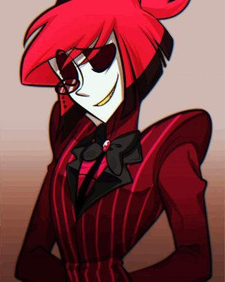 Alastor Hazbin Hotel Animated Serie diamond painting