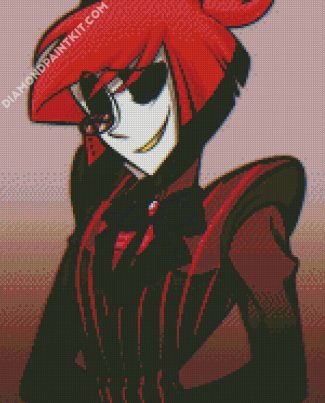 Alastor Hazbin Hotel Animated Serie diamond painting