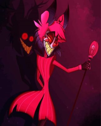 Alastor The Radio Demon Character diamond painting