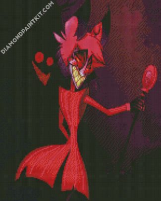 Alastor The Radio Demon Character diamond painting