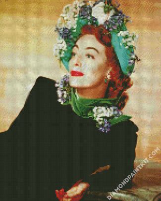 American Actress Joan Crawford diamond painting