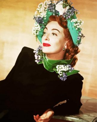 American Actress Joan Crawford diamond painting