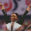 American Gymnast Simone Biles diamond painting